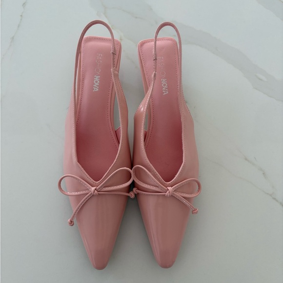 Chic Blush Pink Slingback Heels - Never Worn🎀 - Picture 2 of 5
